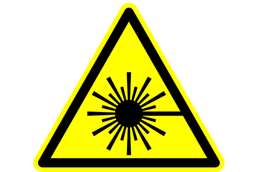laser safety symbol