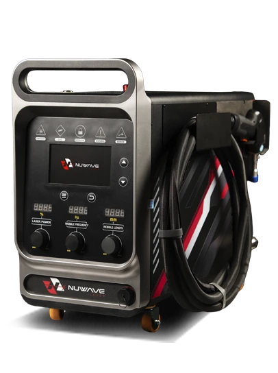 NOVAWELD Core Series laser welding machine, front view.