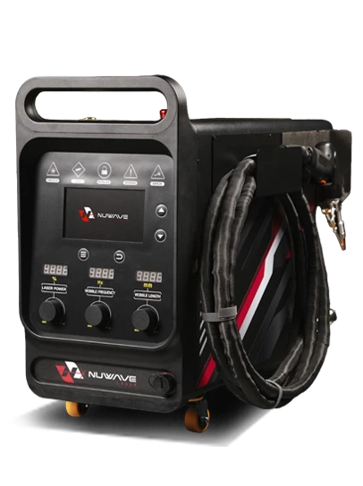 NOVAWELD Titan Series laser welding machine, front view.