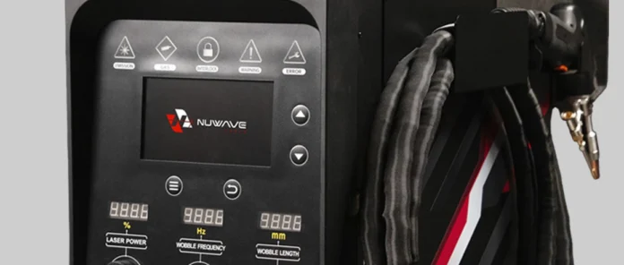 NOVAWELD Titan Series laser welding machine, close-up front view.